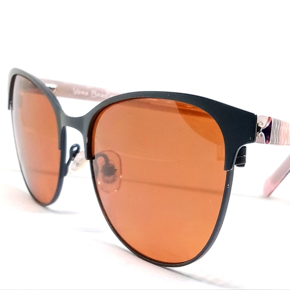 VERA BRADLEY " LYLA" SUNGLASSES WITH NON-PRESCRIPTION LENS: - Picture 3 of 16